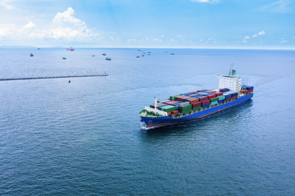 Large cargo ship in the ocean. There are many dangerous dangerous offshore jobs and it’s important to contact a maritime injury attorney if you’ve sustained an injury while working offshore. 