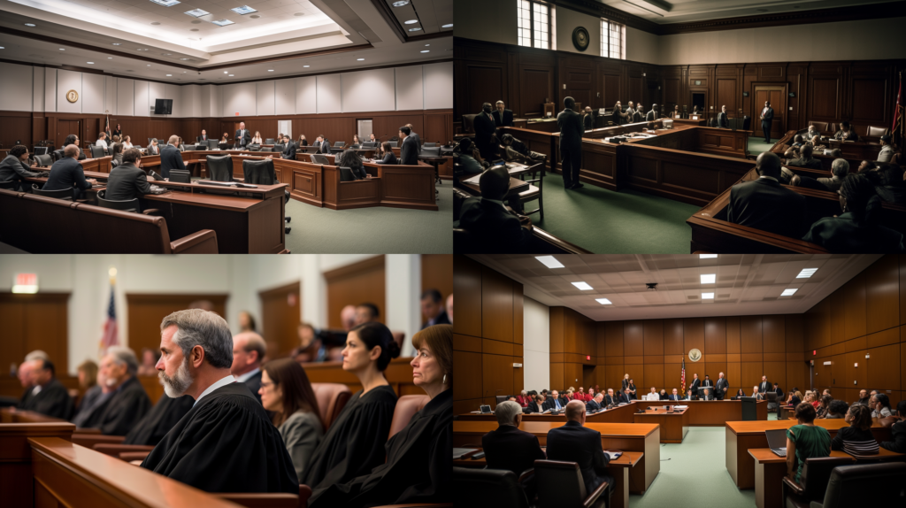Midjourney Bot
BOT
— Today at 2:18 PM
Your Legal Rights and Remedies for Personal Injury Cases in Houston, Texas, a courtroom scene with lawyers passionately arguing, jurors attentively listening, detailed expressions of determination and concern, an air of solemnity and gravity, Photography, captured with a Nikon D850 using a 35mm lens, --ar 16:9 --v 5.0 - 